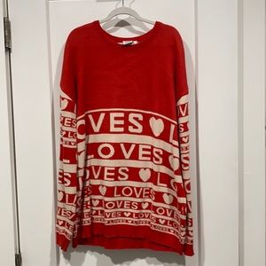 Beau loves red loves sweater